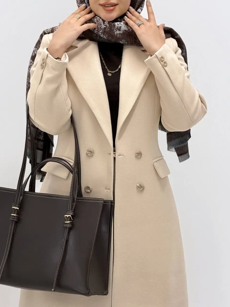 3767-پالتو فوتر نیلا